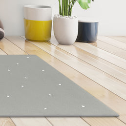 Tapete Infantil Retangular Granilite - Cinza