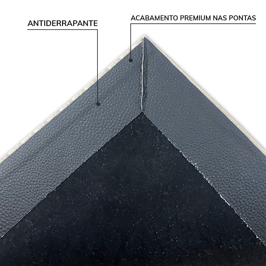 Tapete Infantil Retangular Granilite - Cinza