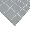 Tapete Infantil Retangular Gride - Cinza