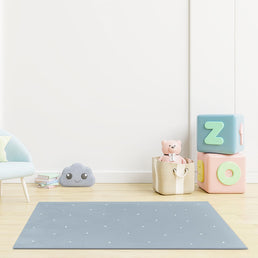 Tapete Infantil Retangular Granilite - Azul