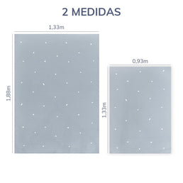 Tapete Infantil Retangular Granilite - Azul