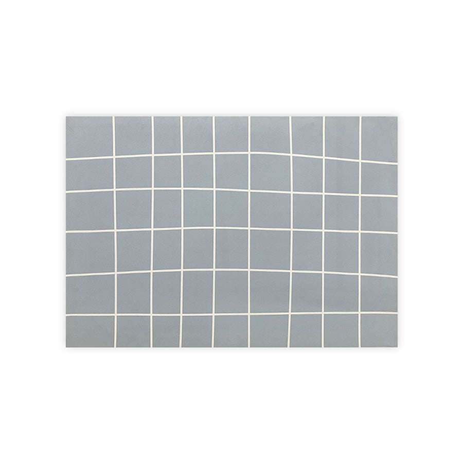 Tapete Infantil Retangular Gride - Azul