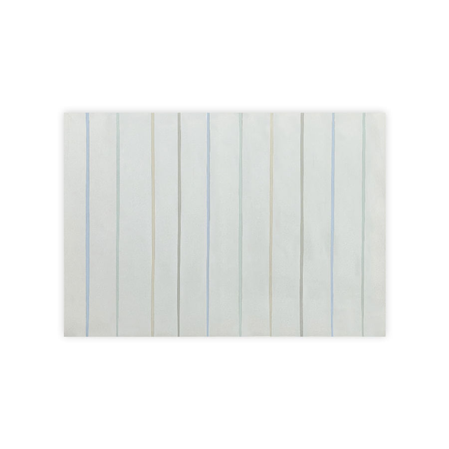 Tapete Infantil Retangular Listra Aquarela - Azul