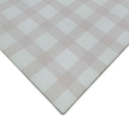 Tapete Infantil Retangular Xadrez Médio - Rosa