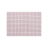 Tapete Infantil Retangular Gride - Rosa