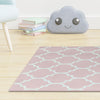Tapete Infantil Retangular Arabesco - Rosa