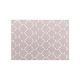 Tapete Infantil Retangular Arabesco - Rosa