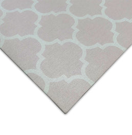 Tapete Infantil Retangular Arabesco - Rosa