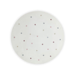 Tapete Infantil Redondo Poá - Rosa