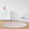 Tapete Infantil Redondo Arabesco - Rosa