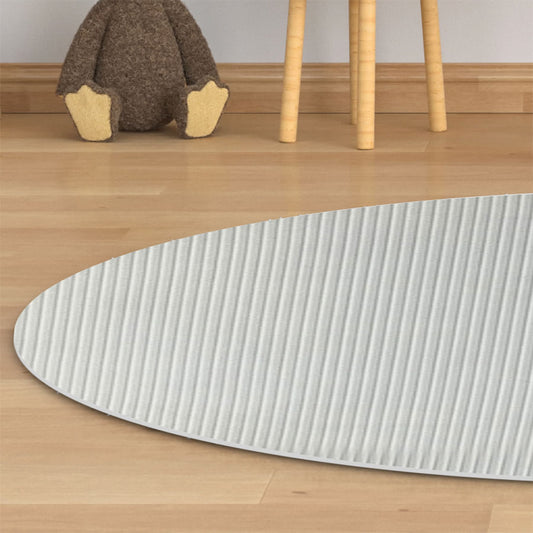 Tapete Infantil Redondo Listra Fina - Bege