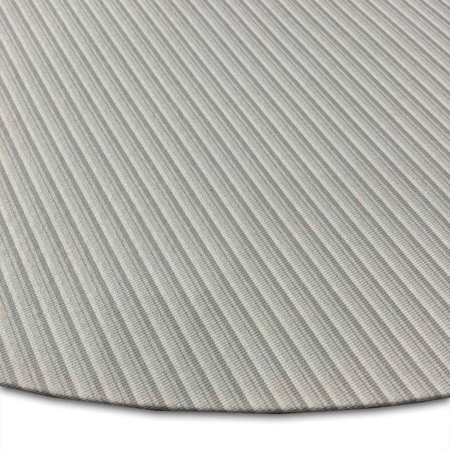 Tapete Infantil Redondo Listra Fina - Bege