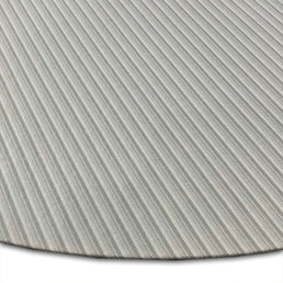 Tapete Infantil Redondo Listra Fina - Bege