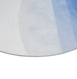 Tapete Infantil Redondo Onda - Azul