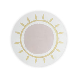 Tapete Infantil Redondo Sol - Amarelo
