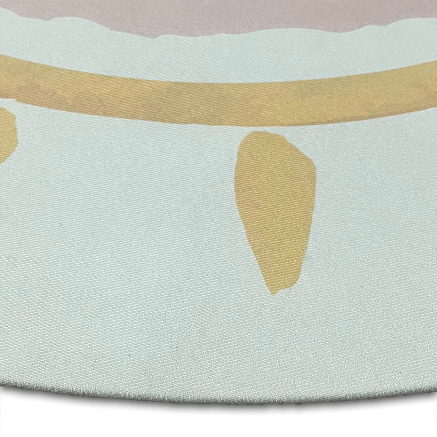 Tapete Infantil Redondo Sol - Amarelo