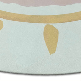 Tapete Infantil Redondo Sol - Amarelo