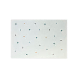 Tapete Infantil Retangular Poá - Verde