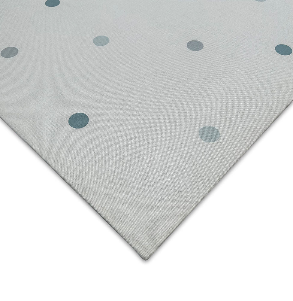 Tapete Infantil Retangular Poá - Verde