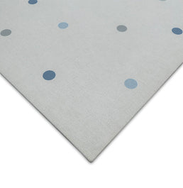 Tapete Infantil Retangular Poá - Azul