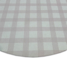 Tapete Infantil Redondo Xadrez Médio - Rosa