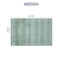Tapete Infantil Campo de Futebol Playmat