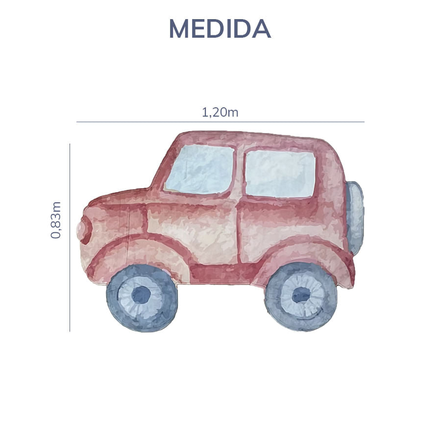 Tapete Infantil Carrinho Playmat