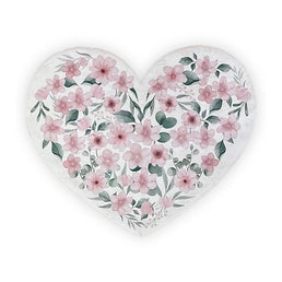 Tapete Infantil Coração Flor Playmat