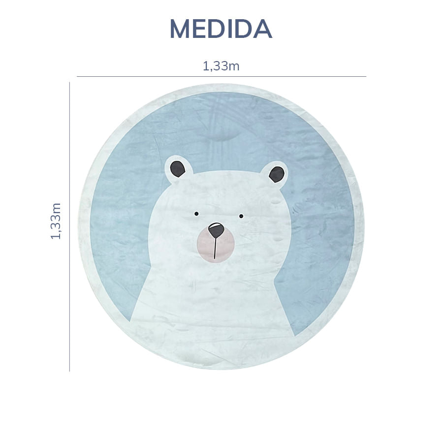 Tapete Infantil Urso Playmat