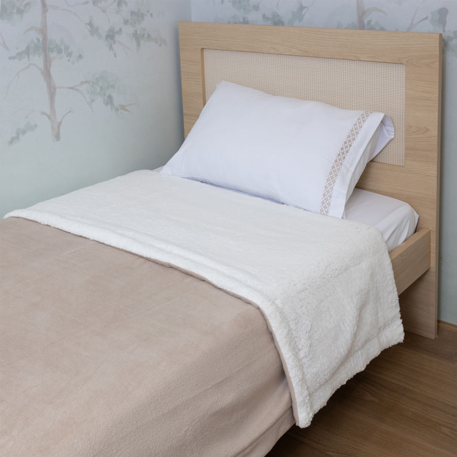 Cobertor Soft - Bege