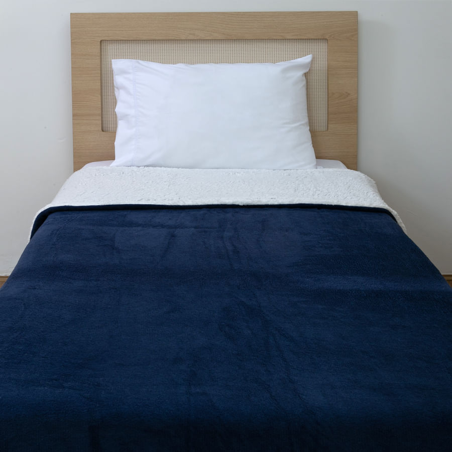 Cobertor Soft -  Marinho