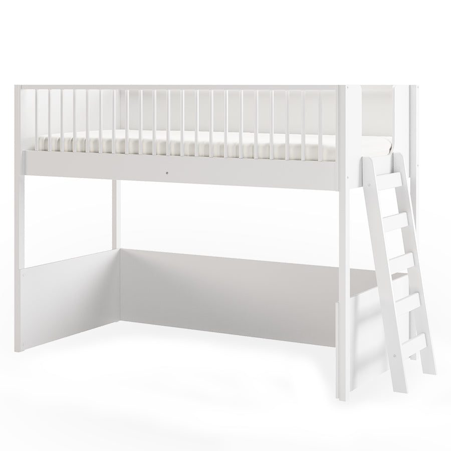 Cama Infantil Mezanino Fazenda - Branco