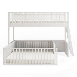 Cama Infantil Mezanino Fazenda - Branco