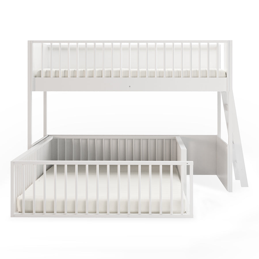 Cama Infantil Mezanino Fazenda - Branco