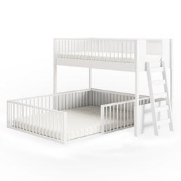 Cama Infantil Mezanino Fazenda - Branco
