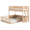 Beliche Infantil Montessoriana Com Cama de Casal Fazenda - Carvalho