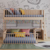Beliche Infantil Montessoriana Com Cama de Casal Fazenda - Carvalho