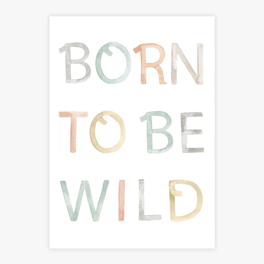 Quadro Infantil Born To Be Wild
