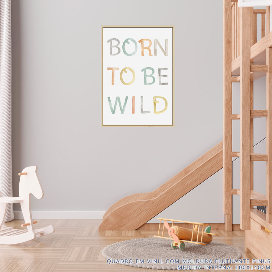 Quadro Infantil Born To Be Wild