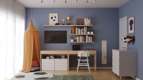 Quarto do Bruno - Futebol Colors