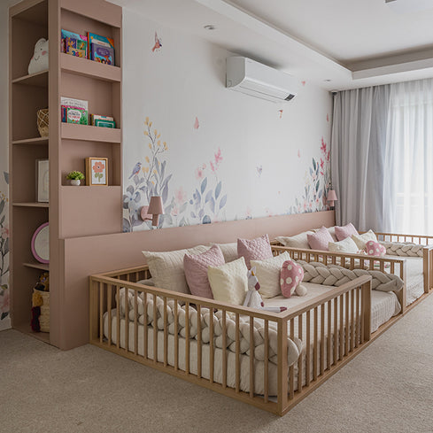 Quarto da Nicole e Manu @biaebrancaferes