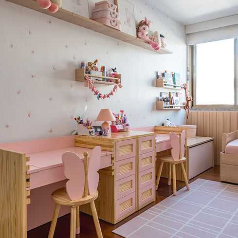 Quarto Jardim Oceânico Rosa @RAKAMINELLI