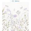 Papel de Parede Infantil Jardim Do Outono Lilás - Mural