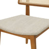 Cadeira Para Mesa de Jantar Paris Palha Natural - Freijó