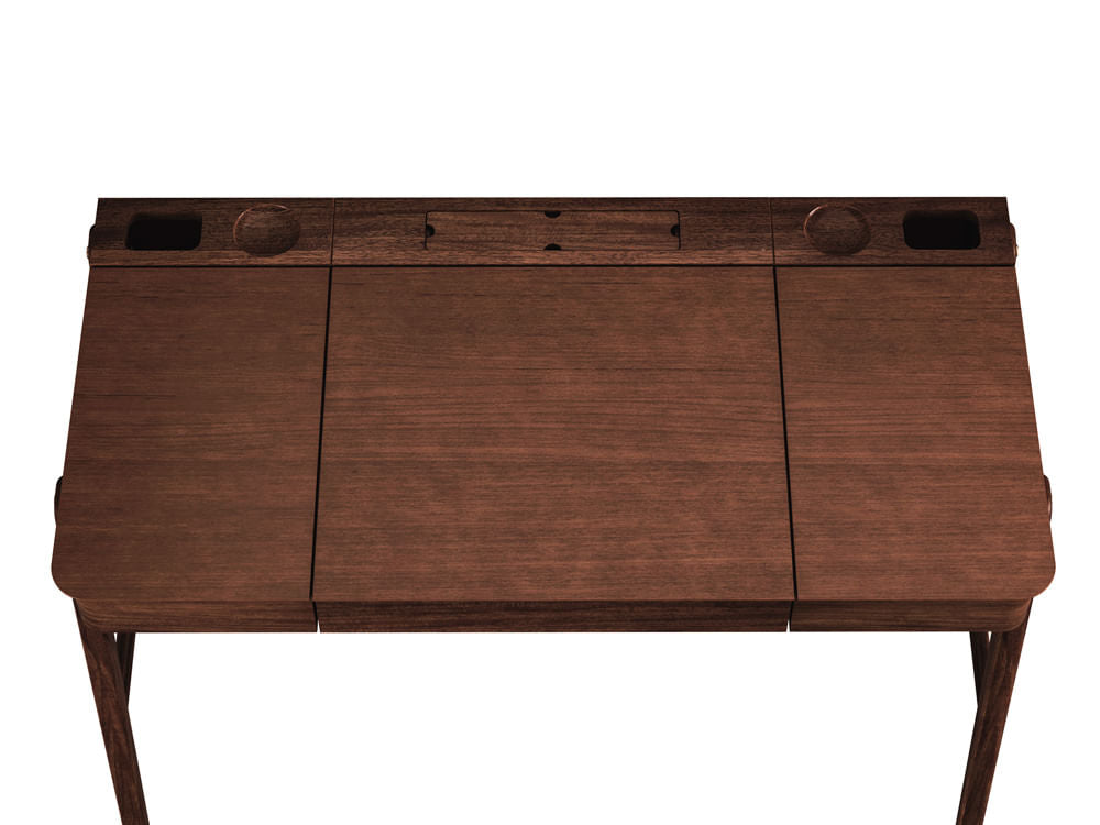 Escrivaninha Oliver - Madeira Castanho