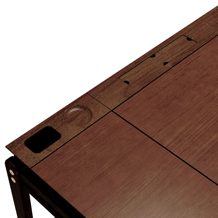 Escrivaninha Oliver - Madeira Castanho