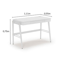 Escrivaninha Oliver - Madeira Branco