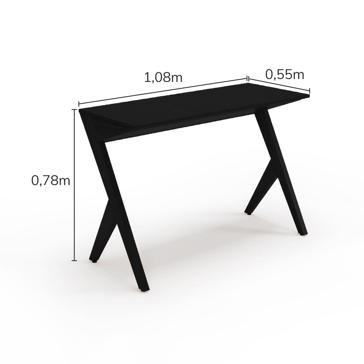 Escrivaninha Noah - Madeira Preto