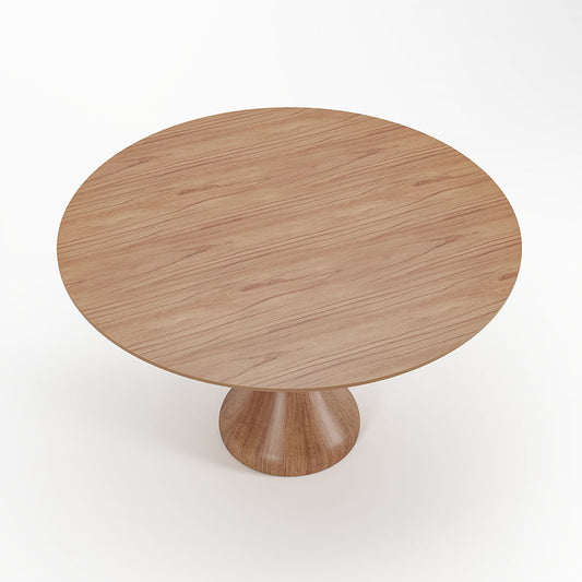 Mesa de Jantar Gota Redonda - Madeira Champagne