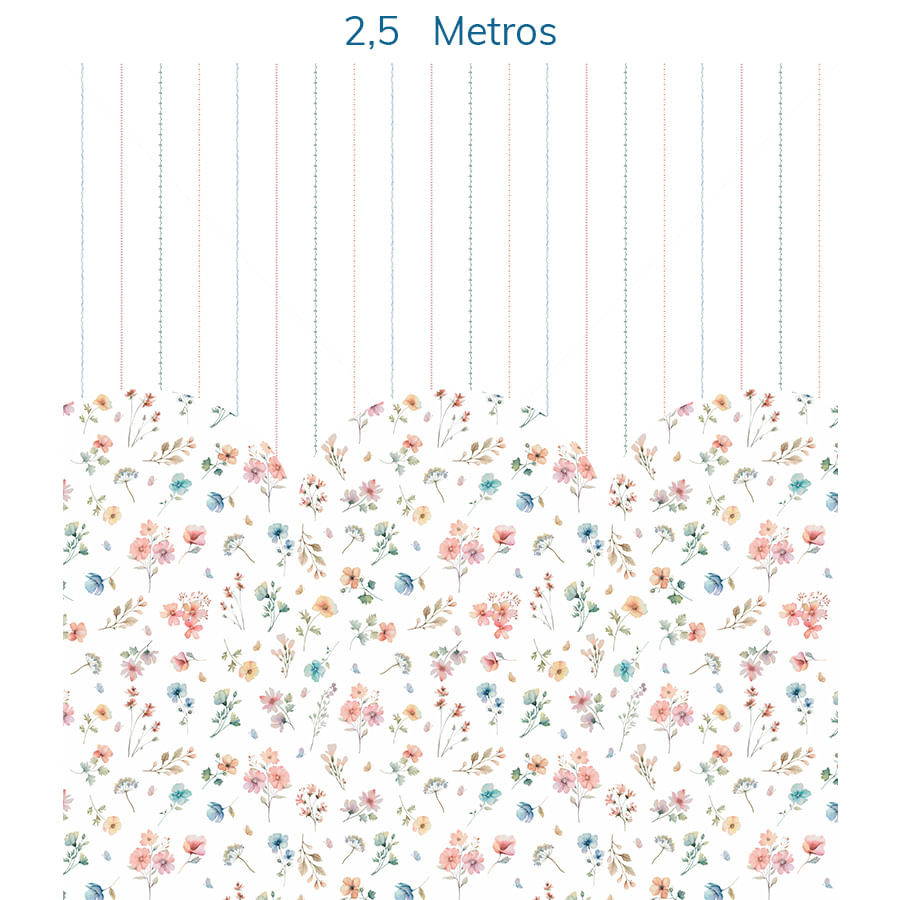 Papel de Parede Floral Paris Tiffany - Mural